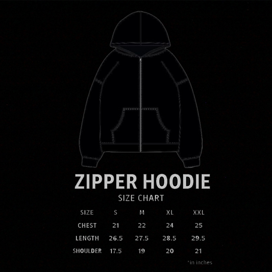 SAINTS & SINS ZIPPER HOODIE