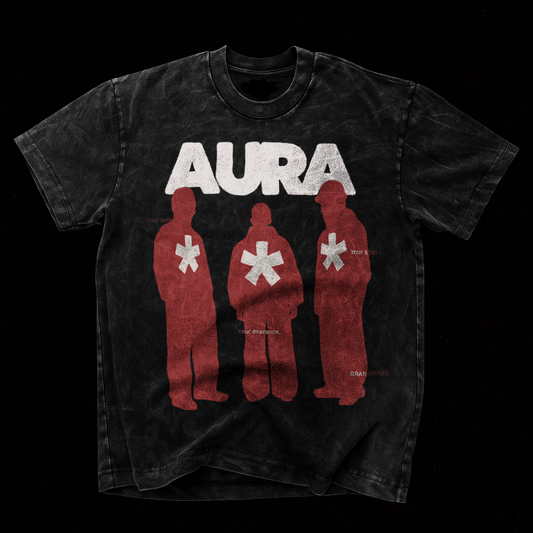 AURA ACID WASH OVERSIZED T-SHIRT