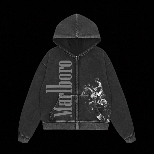MARLBORO ZIPPER HOODIE