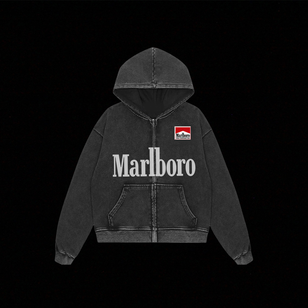 MARLBORO ZIPPER HOODIE