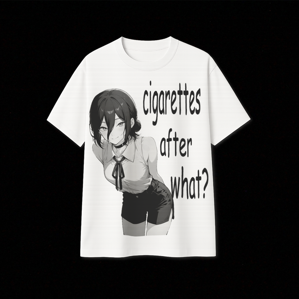CIGARETTES AFTER WHAT OVERSIZE T-SHIRT