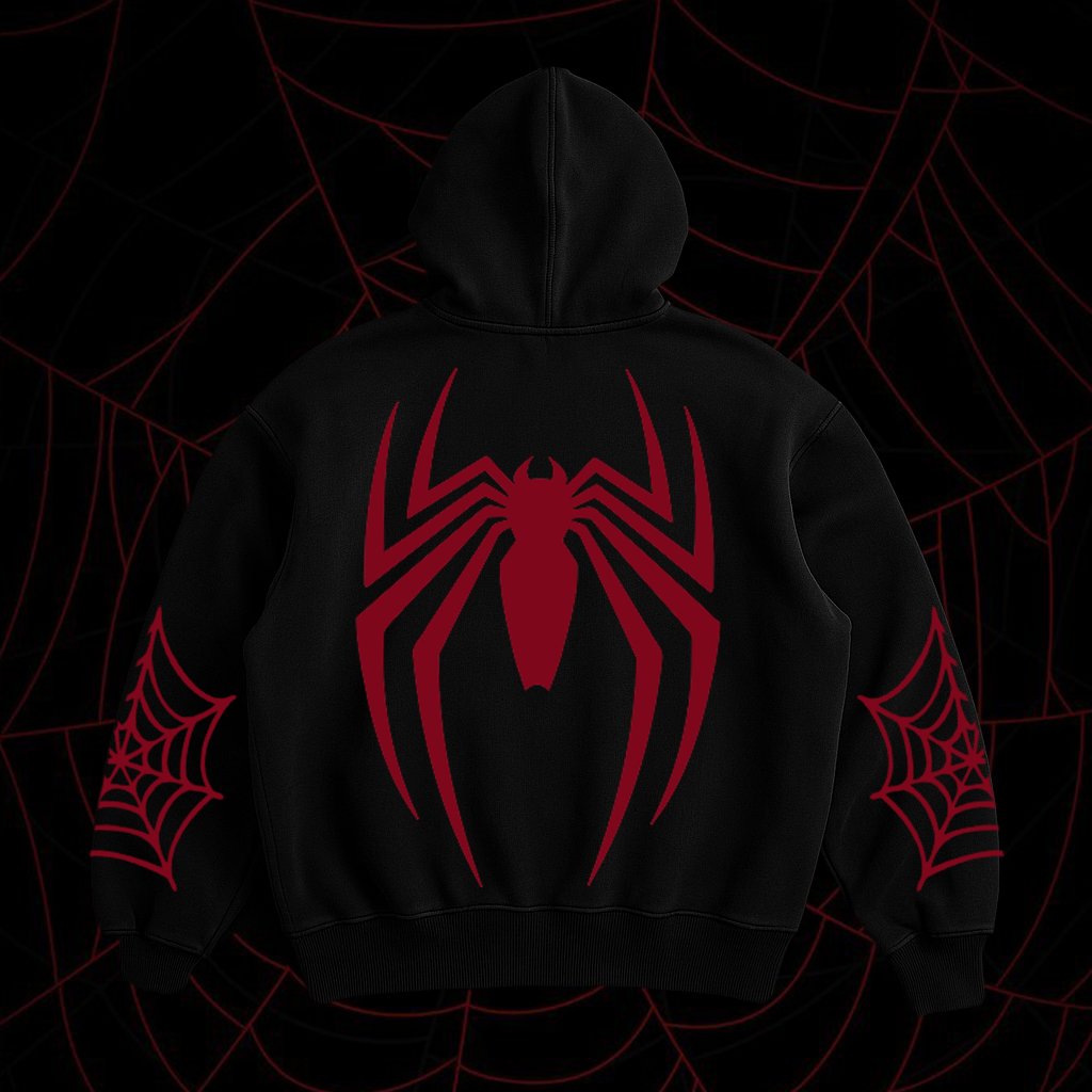 SPIDER MAN ZIPPER HOODIE